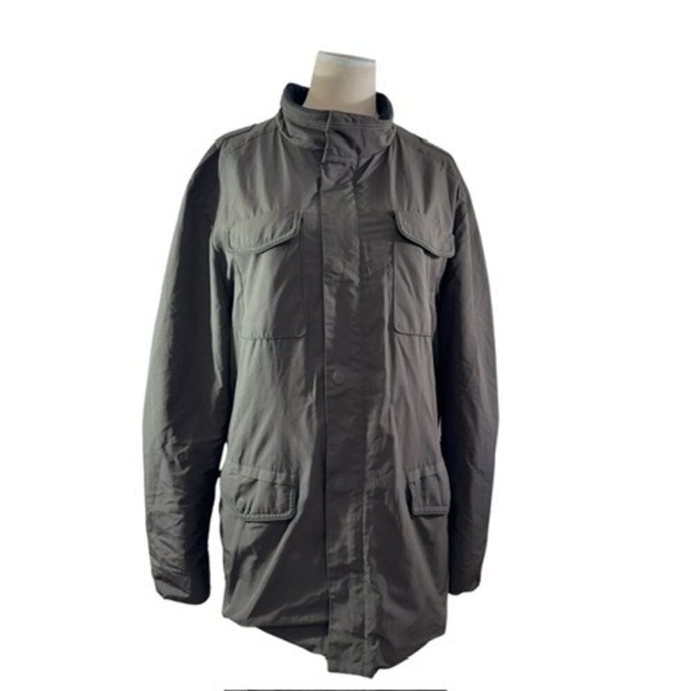 "TOMMY BAHAMA" Men's Wool Lined Coat,Size XLT, Field Jacket, Front Pockets,Green